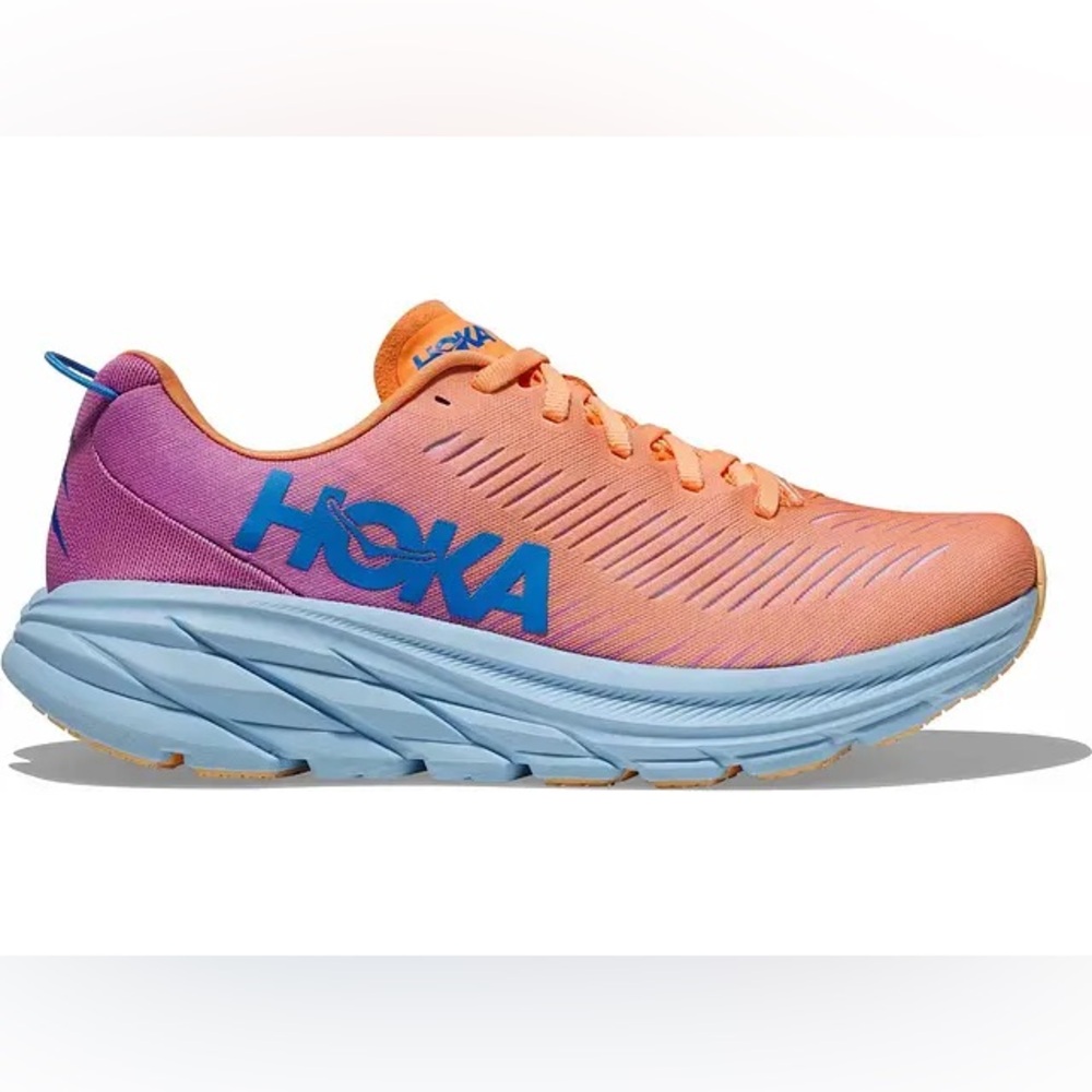 Hoka One Rincon 3 Sneakers
Mock Orange Cyclamen
Women’s 7